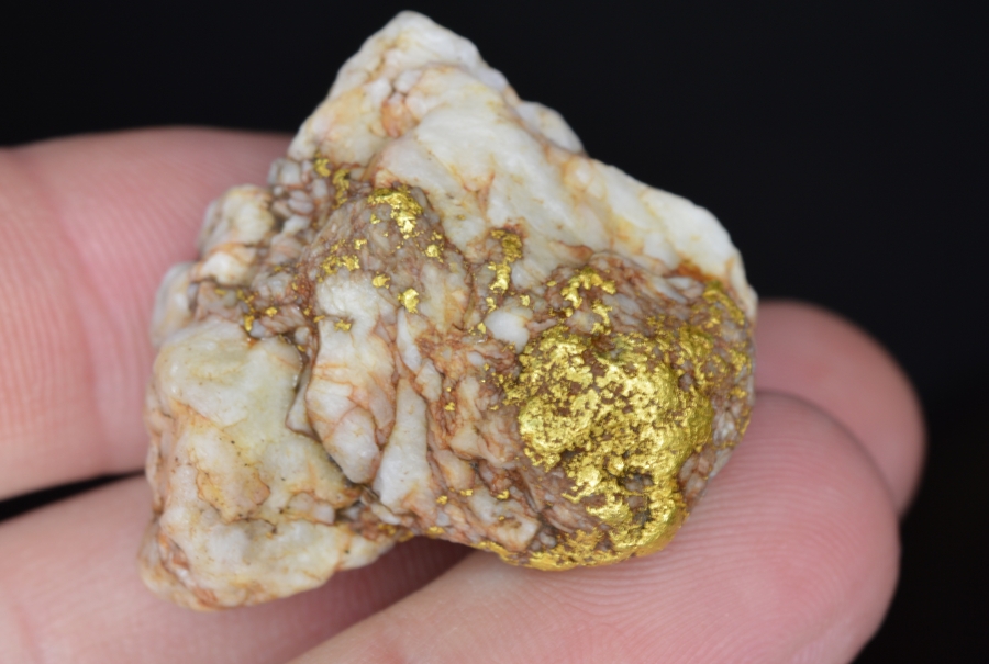 33.70 Gram Oregon Gold/Quartz Specimen